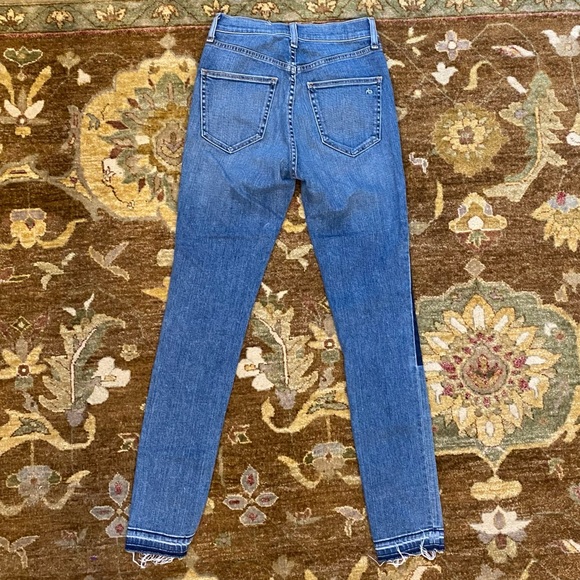 Rag & Bone Contrasting Panels Skinny Jeans - Picture 3 of 3